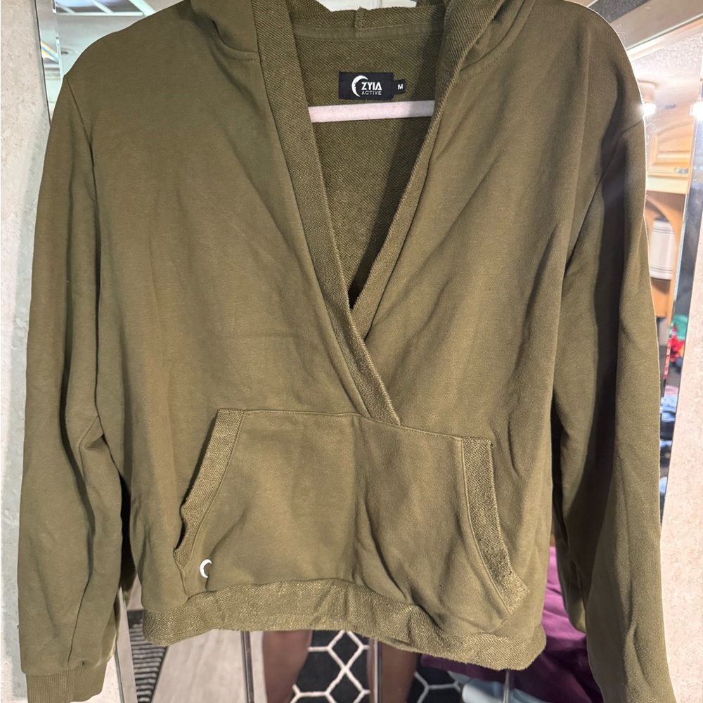 Zyia Olive Green Hoodie